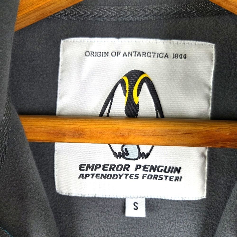 Women's Emperor Penguin Fleece Light Blue Base Layer Fleece Vest Size Small - Picture 8 of 9